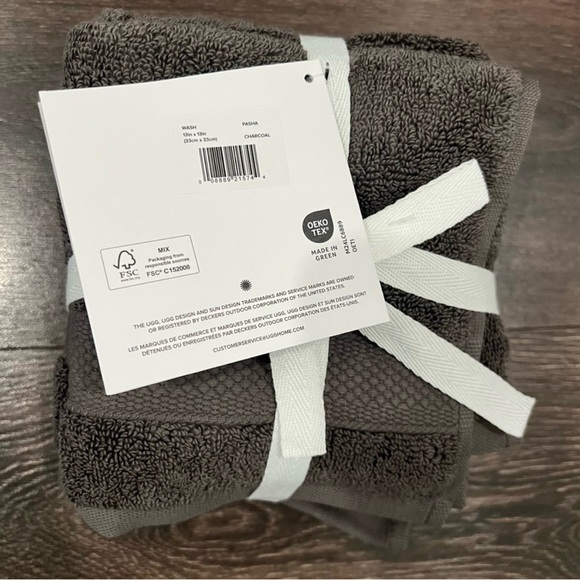 NWT UGG Home Collection Washcloth Bundle - Picture 2 of 3